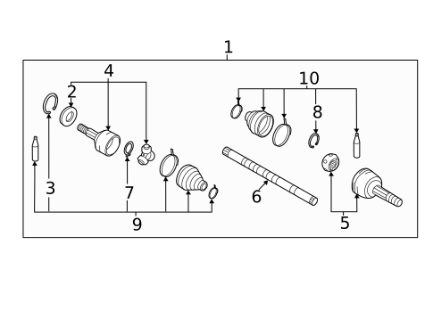 Drive Axles for 2009 Nissan Murano #1