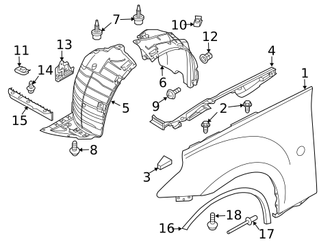 Fender & Components for 2012 Nissan 370Z #0