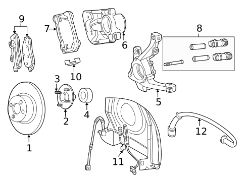 Front Brakes for 2003 Chrysler PT Cruiser #0