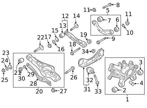 Rear Suspension for 2019 Kia Cadenza #8