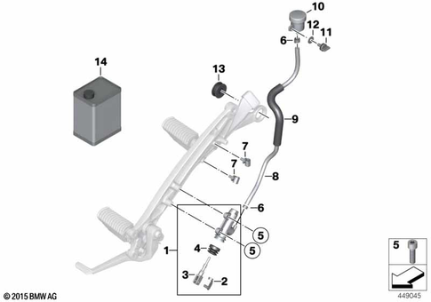 Brake Master Cylinder for 2006 BMW-Motorrad K 1200 GT #0