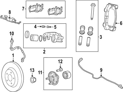 Rear Brakes for 2024 Jeep Grand Cherokee #0