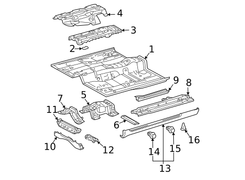 Exterior Trim - Pillars for 2007 Toyota Solara #0