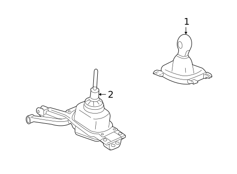 Center Console for 2010 Chevrolet Camaro #2