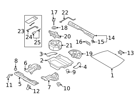 Interior Trim - Rear Body for 2018 Subaru Forester #1