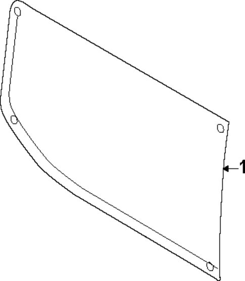 Glass - Side Panel for 2024 Ford E-Transit #4