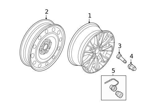 Wheels for 2014 Lincoln MKT #1