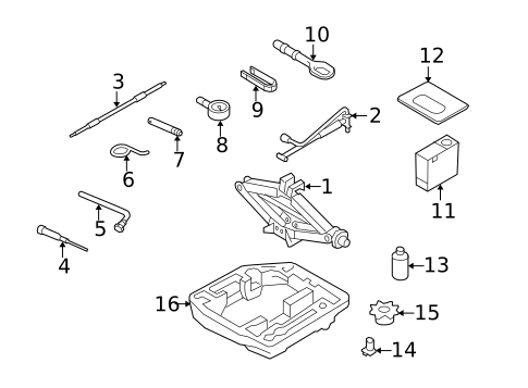 Jack & Components for 2013 Audi RS5 #1
