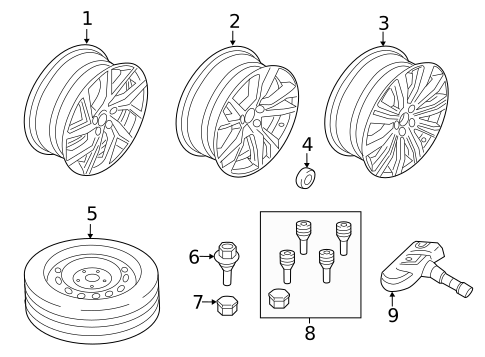 Wheels for 2025 Volvo S60 #3