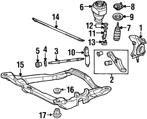 Suspension Components for 1998 Lincoln Continental #0