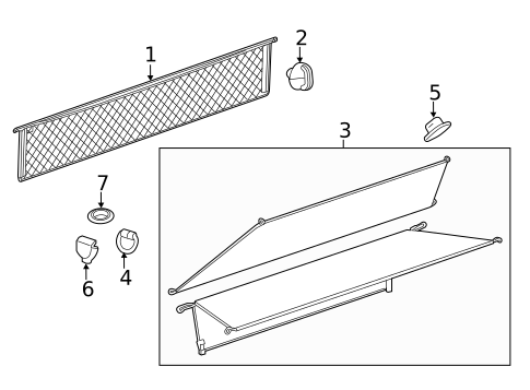 Interior Trim - Rear Body for 2014 Chevrolet Corvette #2