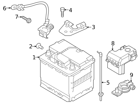 Battery for 2023 Kia Niro #1