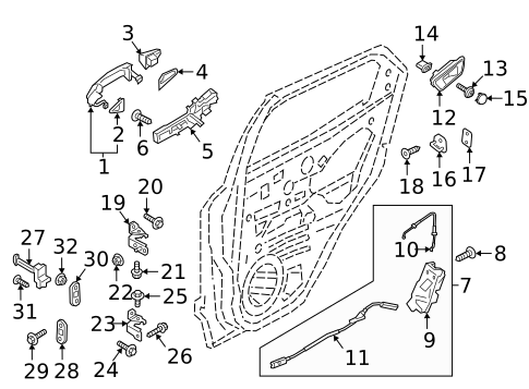 Lock & Hardware for 2020 Ford EcoSport #1