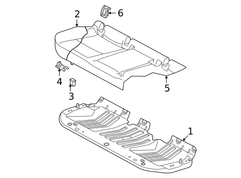 Rear Seat for 2024 Volkswagen ID.4 #2