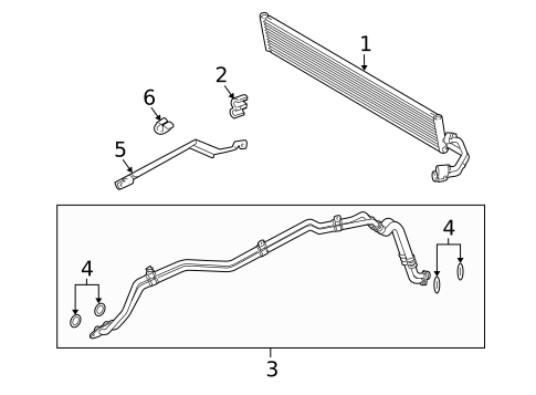 Trans Oil Cooler for 2016 Porsche Panamera #1