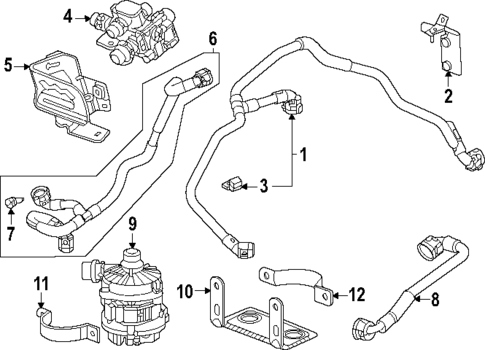 Hoses & Lines for 2024 Chevrolet Silverado EV #1