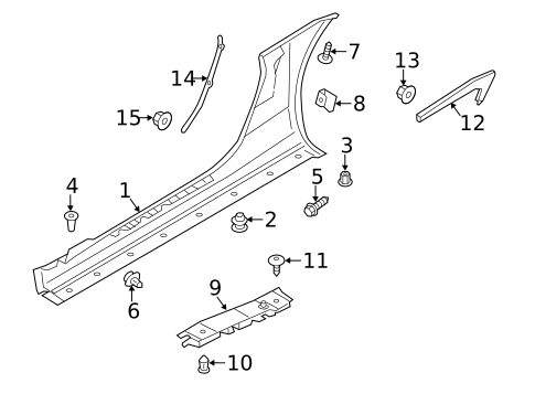 Exterior Trim - Pillars for 2016 Porsche Cayman #0