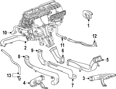 Ducts for 2025 GMC Terrain #0