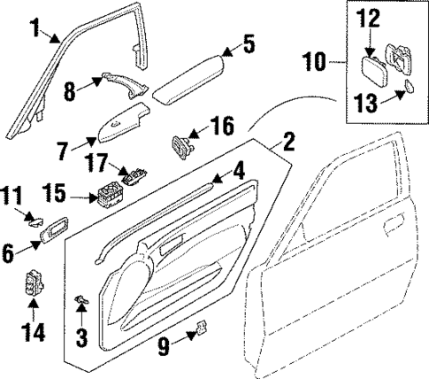 Trunk for 1998 INFINITI Q45 #0