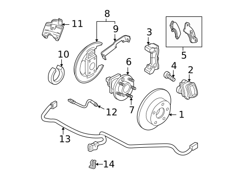 Hubs & Related Components for 2000 Buick Regal #0
