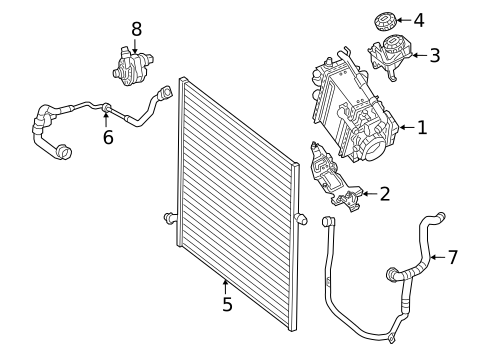 Intercooler for 2019 Mercedes-Benz S560 #0