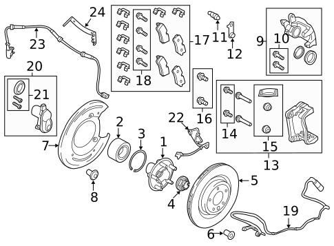 Rear Brakes for 2023 Land Rover Defender 90 #9