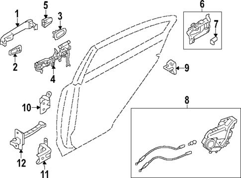 Lock Hardware for 2025 Subaru WRX #1