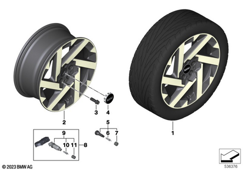 Light Alloy Rim for 2024 Mini Countryman SE ALL4 #1