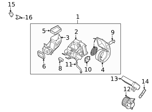 Blower Motor & Fan for 2006 INFINITI QX56 #0