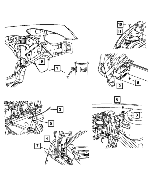 Wiring-Powertrain for 2010 Chrysler PT Cruiser #0