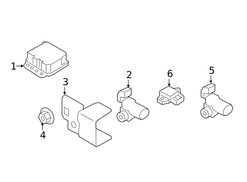 Air Bag Components for 2025 Nissan Kicks Play #1