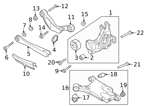 Rear Suspension for 2019 Volvo XC90 #12