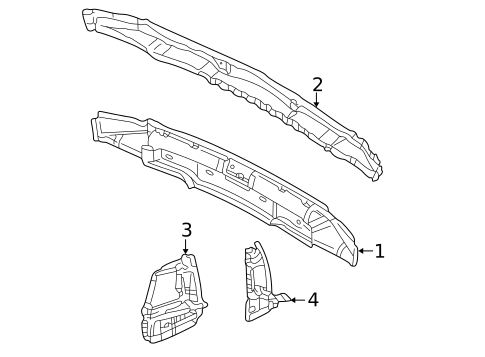 Rear Body for 2005 Volkswagen Passat #1