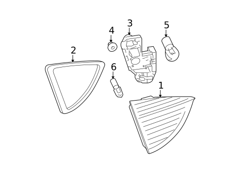 Tail Lamps for 2006 BMW 325xi #3