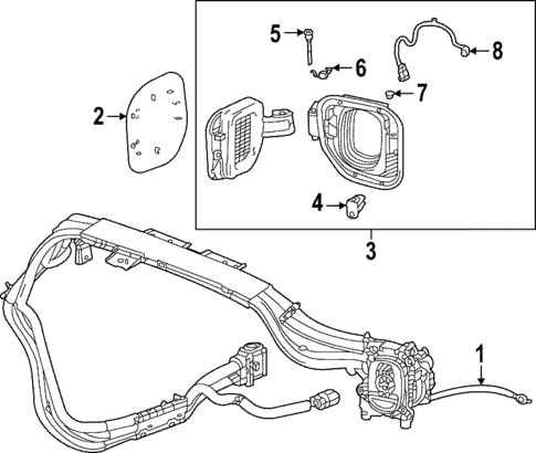 Anti-Theft Components for 2023 GMC Hummer EV Pickup #1
