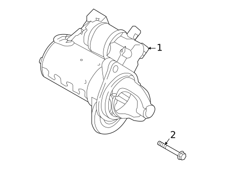 Starter for 2023 Genesis GV80 #1