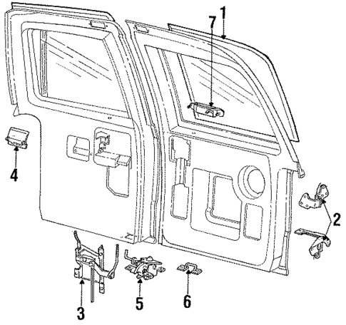 Hardware for 1994 Ford Aerostar #1