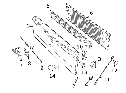 Tailgate for 2012 Ram 2500 #1