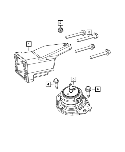 Engine Mounting for 2014 Chrysler 300 #1