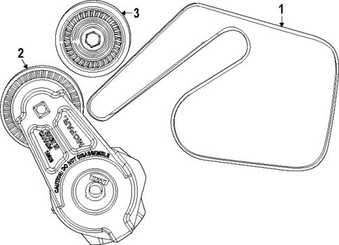 Belts & Pulleys for 2025 Ram 1500 #1