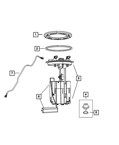 Fuel Pump and Sending Unit for 2008 Dodge Grand Caravan #0