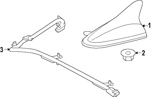 Antenna & Radio for 2025 Hyundai Sonata #1