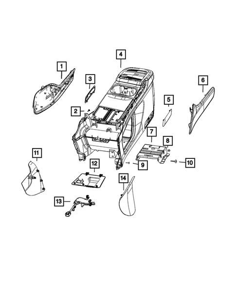 Consoles for 2022 Chrysler Pacifica #2
