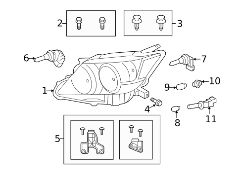 Bulbs - Chassis for 2013 Scion tC #0