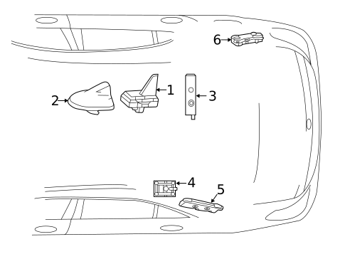 Antenna & Radio for 2020 Mercedes-Benz S 63 AMG® #0