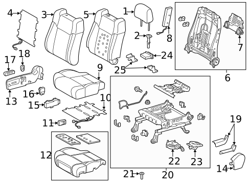 Power Seats for 2021 Toyota Tundra #1