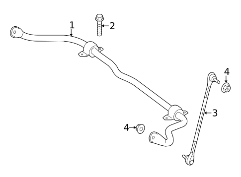Stabilizer Bar & Components for 2023 Mercedes-Benz CLA 35 AMG® #2