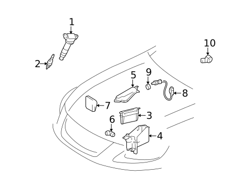 Powertrain Control for 2011 Lexus GS460 #2