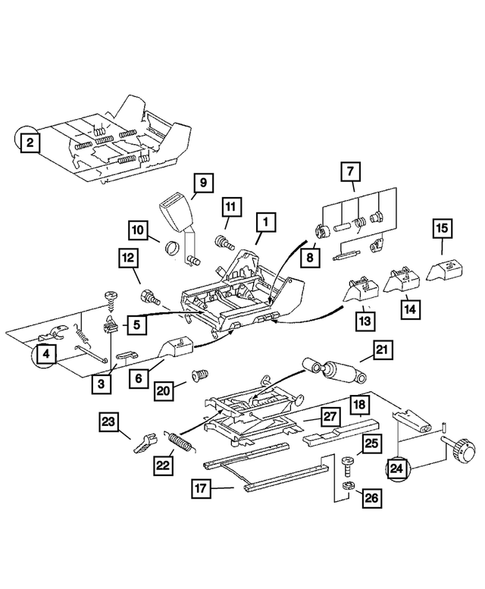 Front Seats and Attaching Parts for 2005 Dodge Sprinter 3500 #0