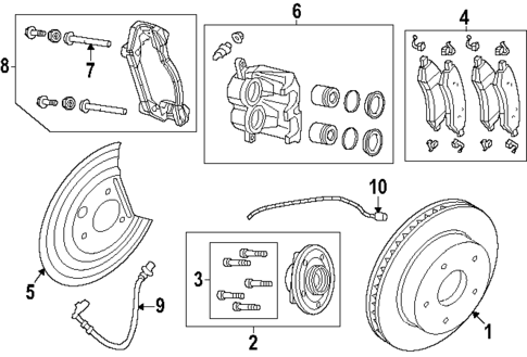 Front Brakes for 2025 Ram 1500 #1
